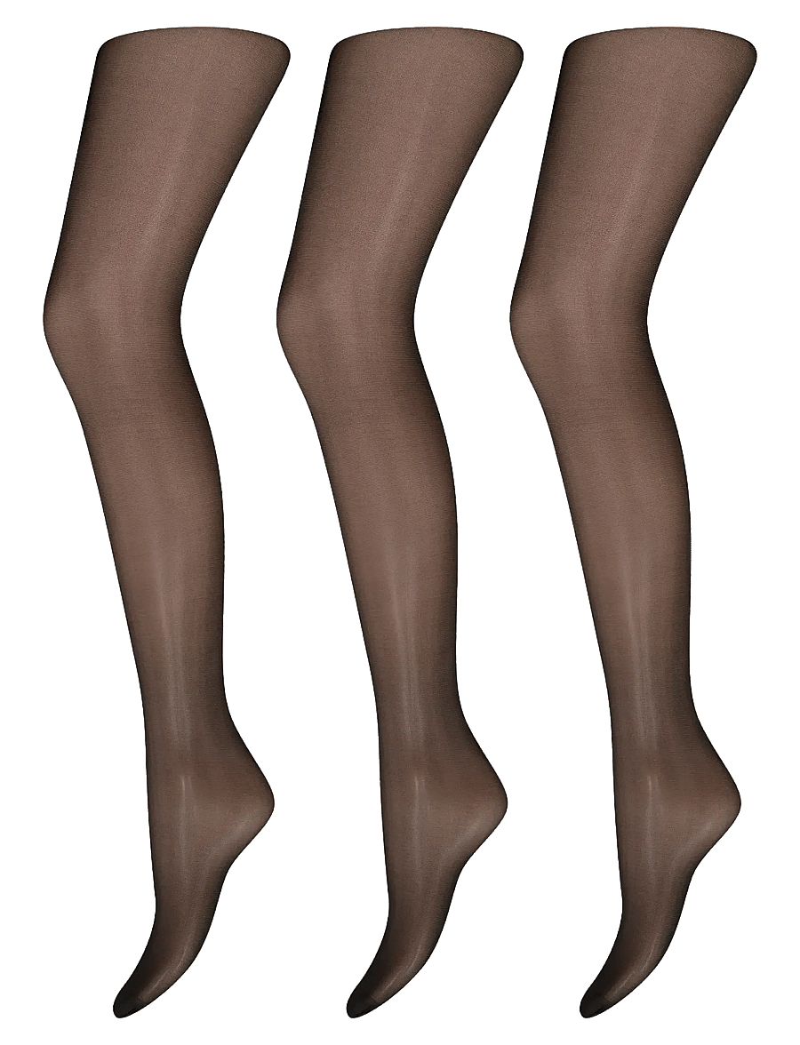 Decoy - DECOY tights silklook 3-pack - besondere anlässe - black - 0