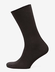 Ladies fine knit ankle sock - BLACK