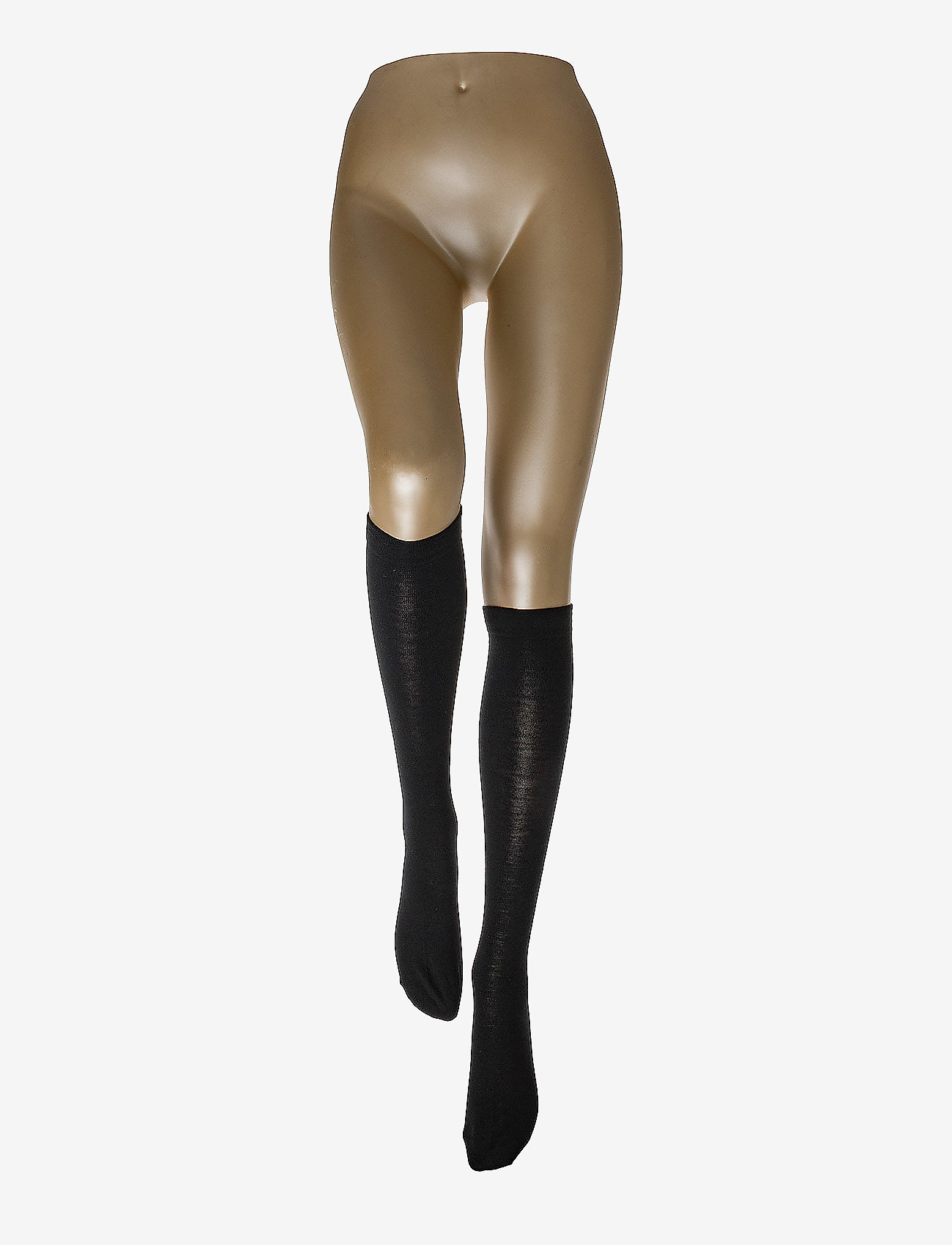 Decoy - Wool, Double Face kneehigh - black - 1