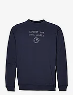 Sweatshirt Malmoe Local Planet Navy - BLACK IRIS