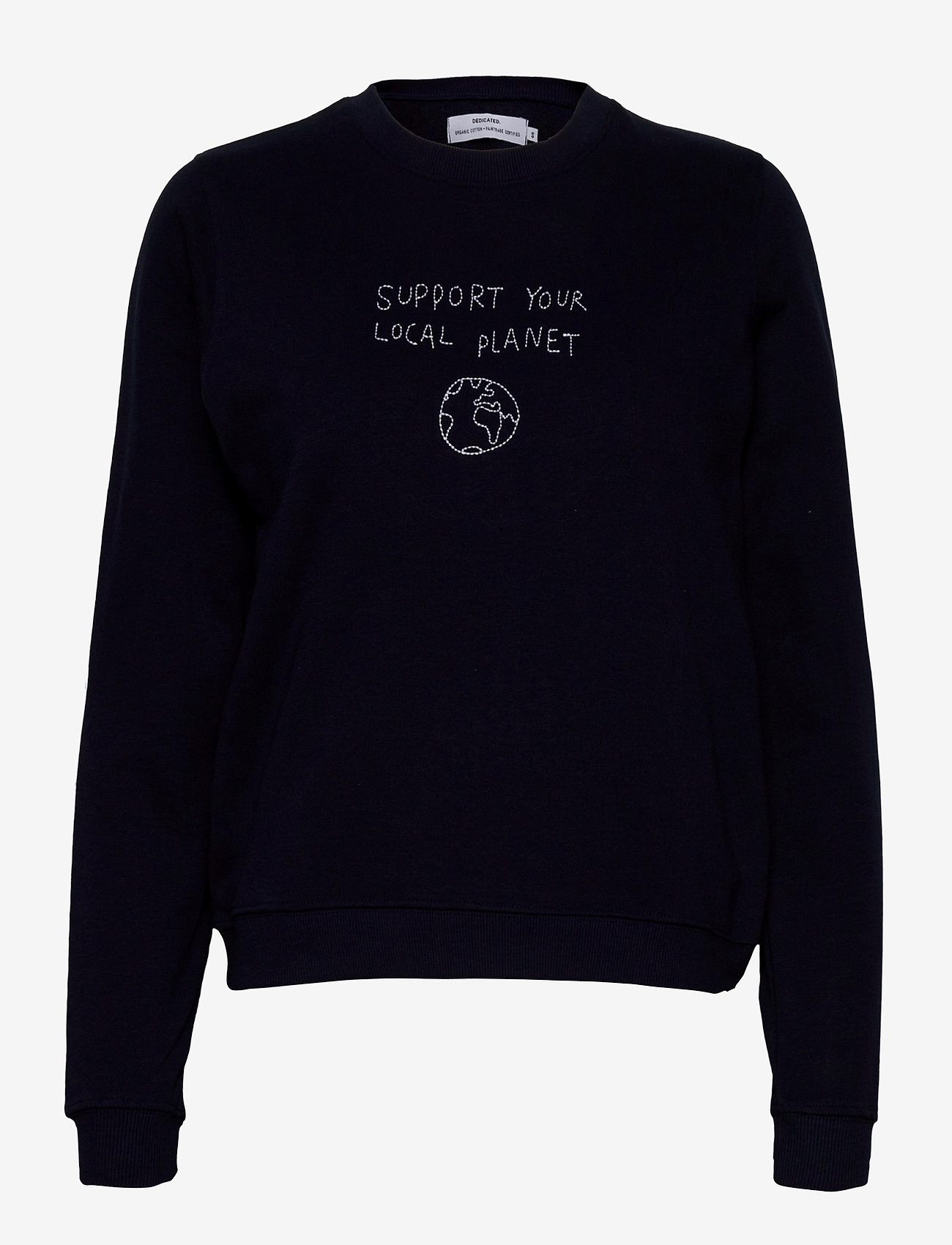 DEDICATED - Ystad Sweatshirt Local Planet - navy - 0