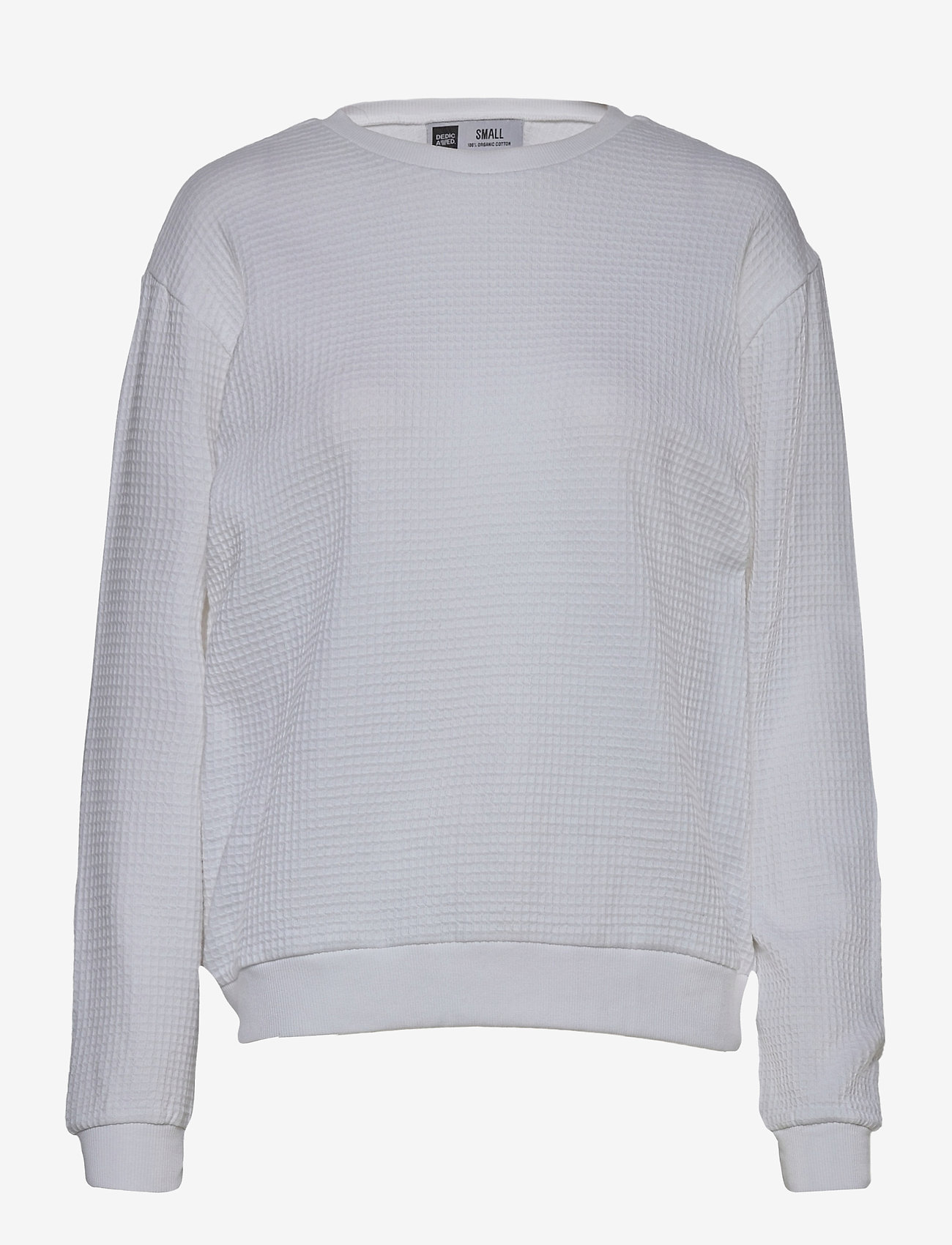 DEDICATED - Sweatshirt Ystad Waffle White - white - 0