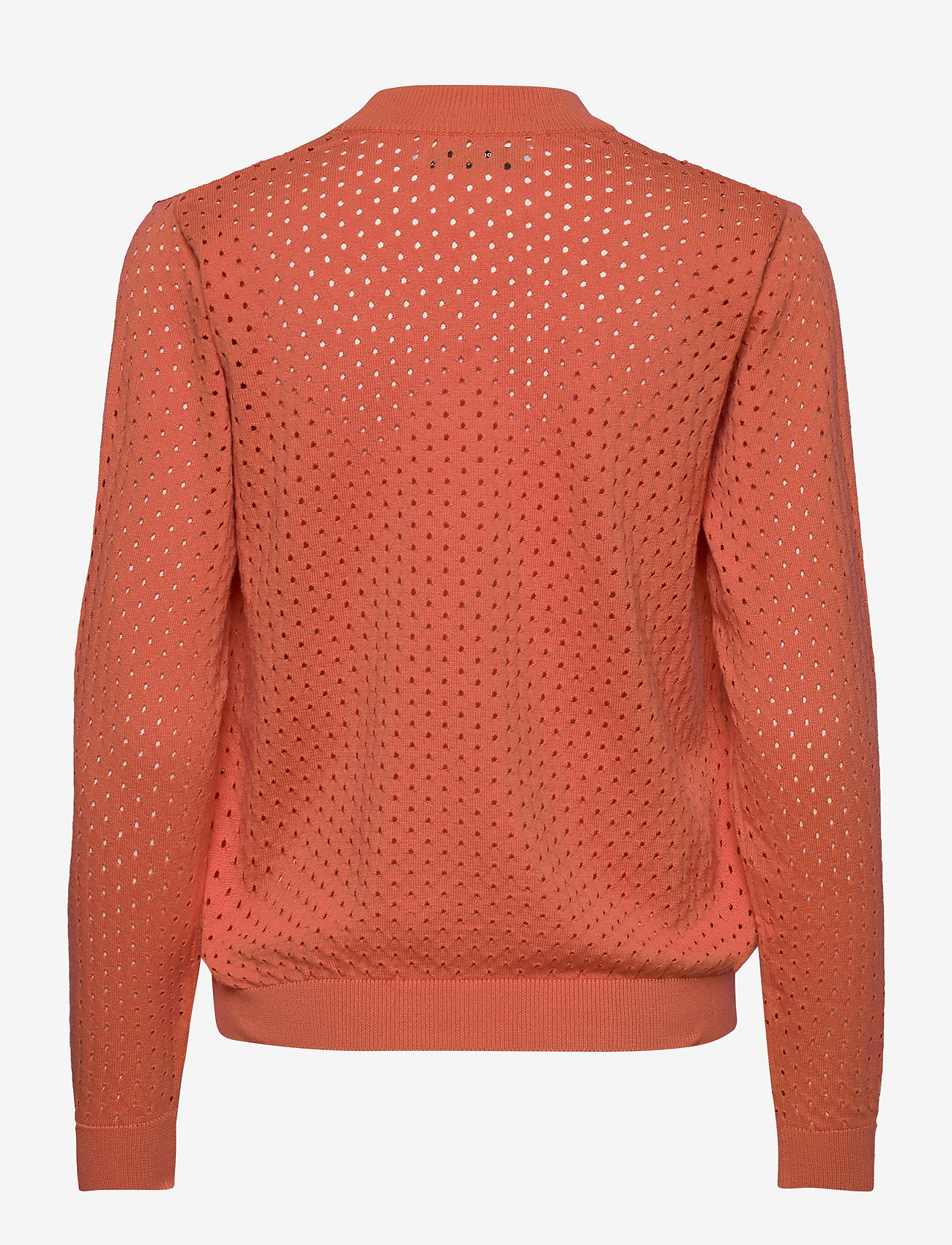 DEDICATED - Sweater Viborg Mesh Coral Fusion - coral fusion - 1