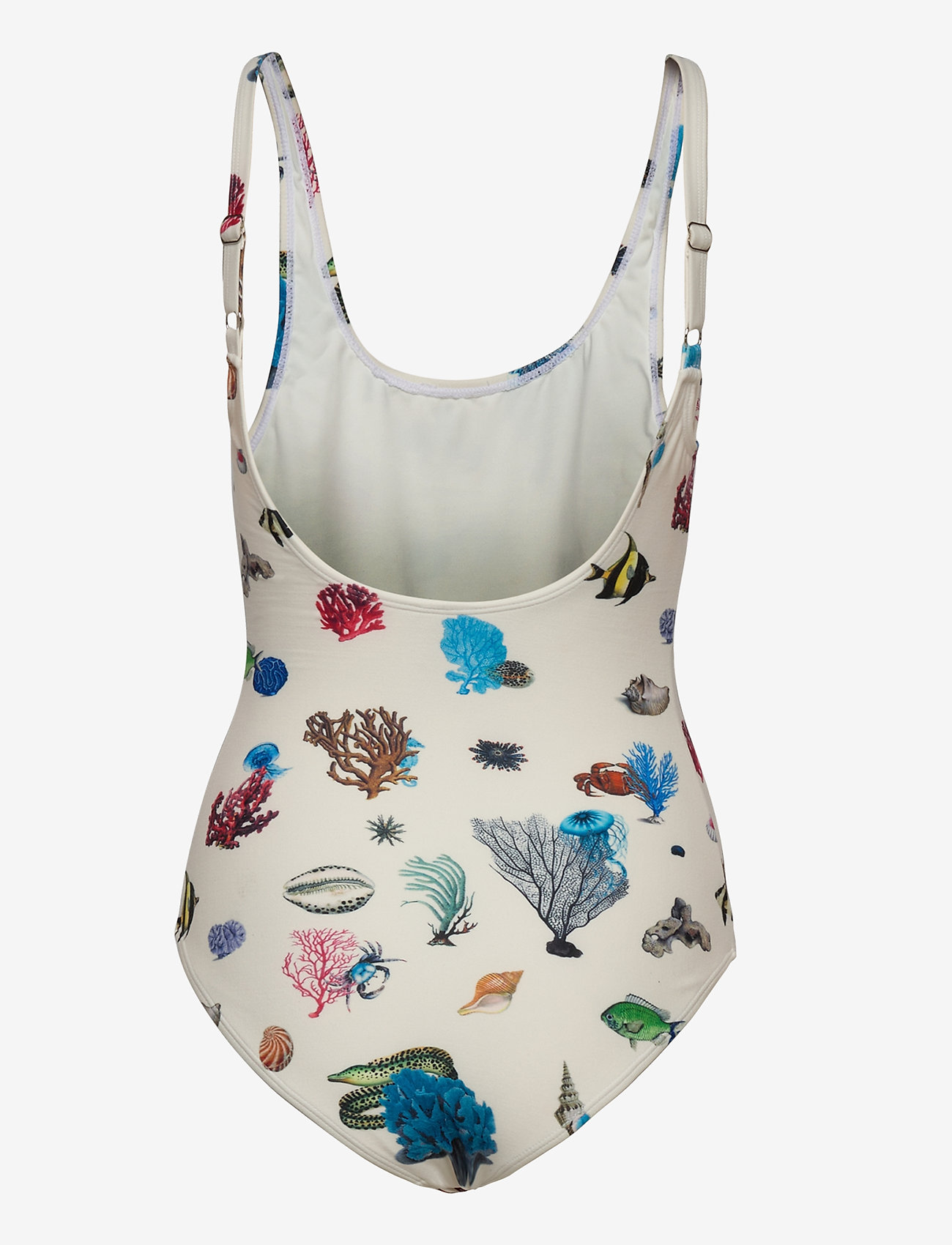 DEDICATED - Swimsuit Rana Coral Reef - off-white - 1