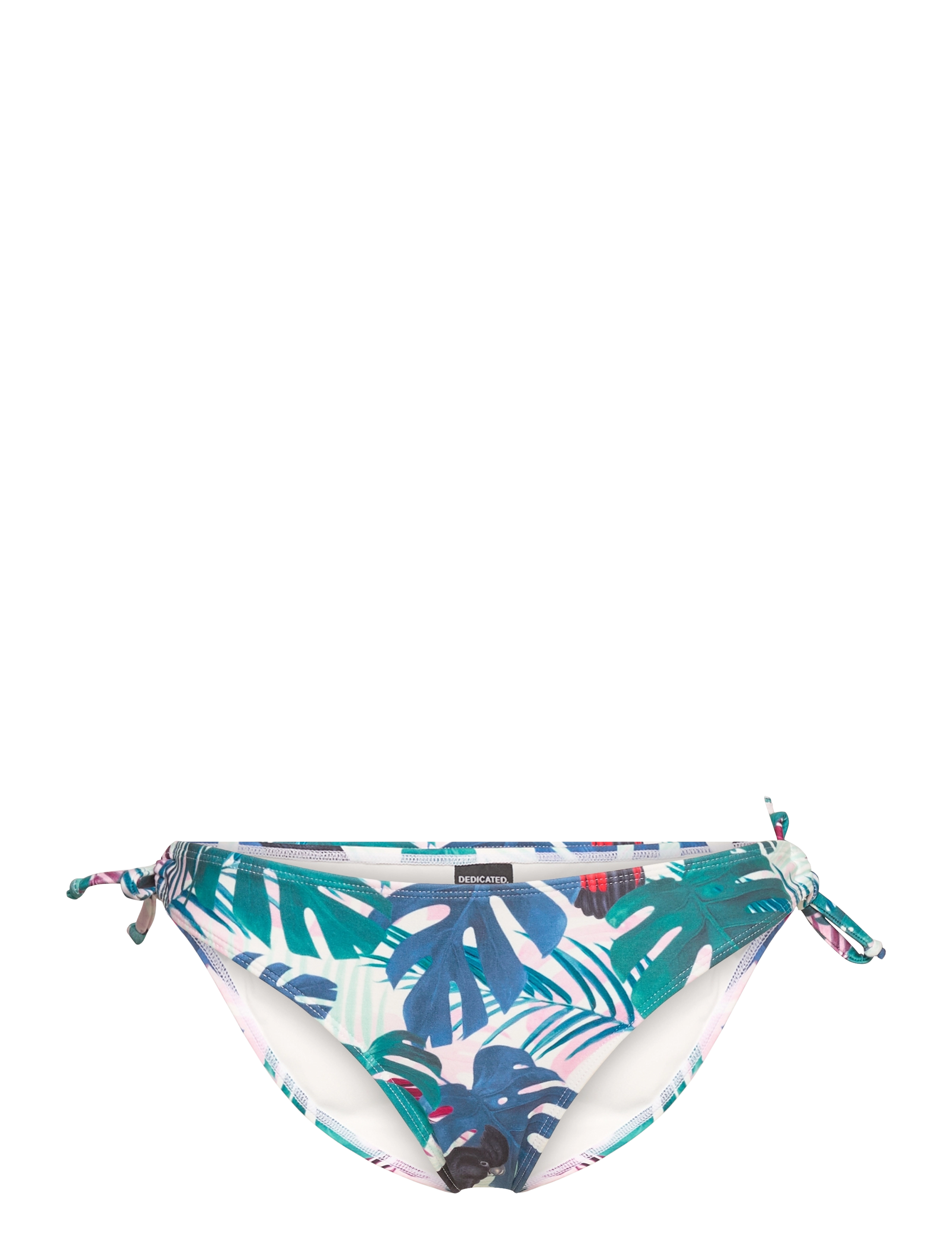 DEDICATED Bikini Bottom Odda Color Leaves - Bikinitrosor - GREEN / multi