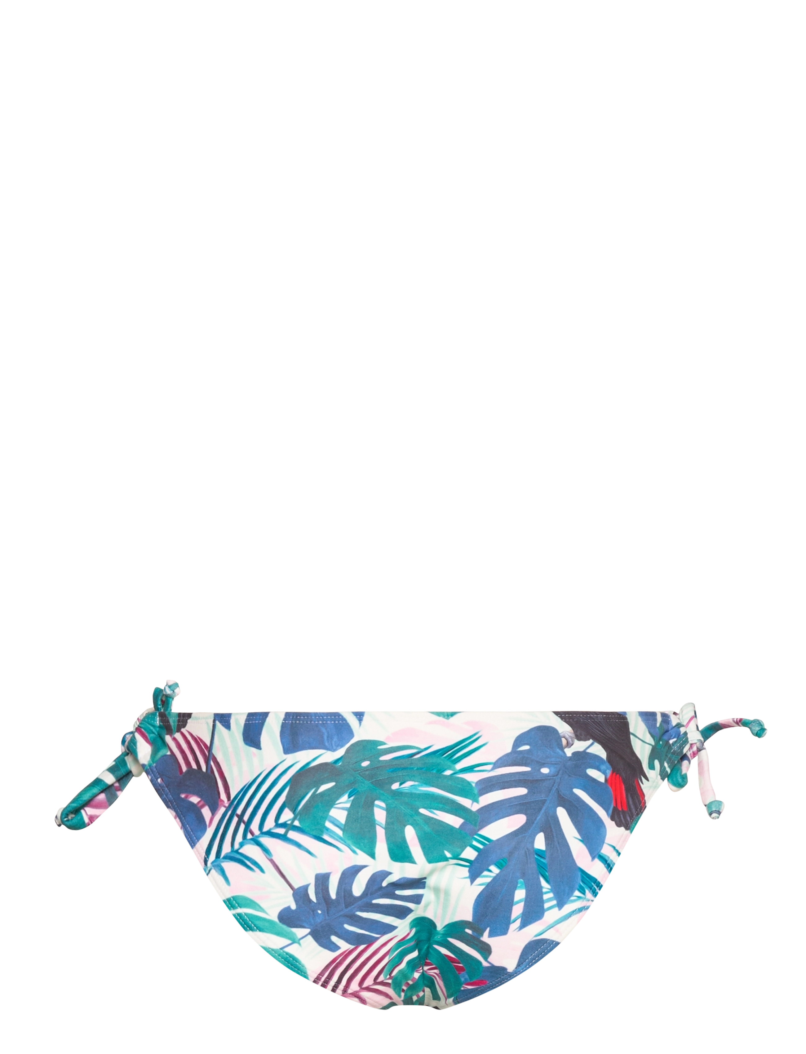 DEDICATED - Bikini Bottom Odda Color Leaves - bikini z wiązaniami po bokach - green - 1
