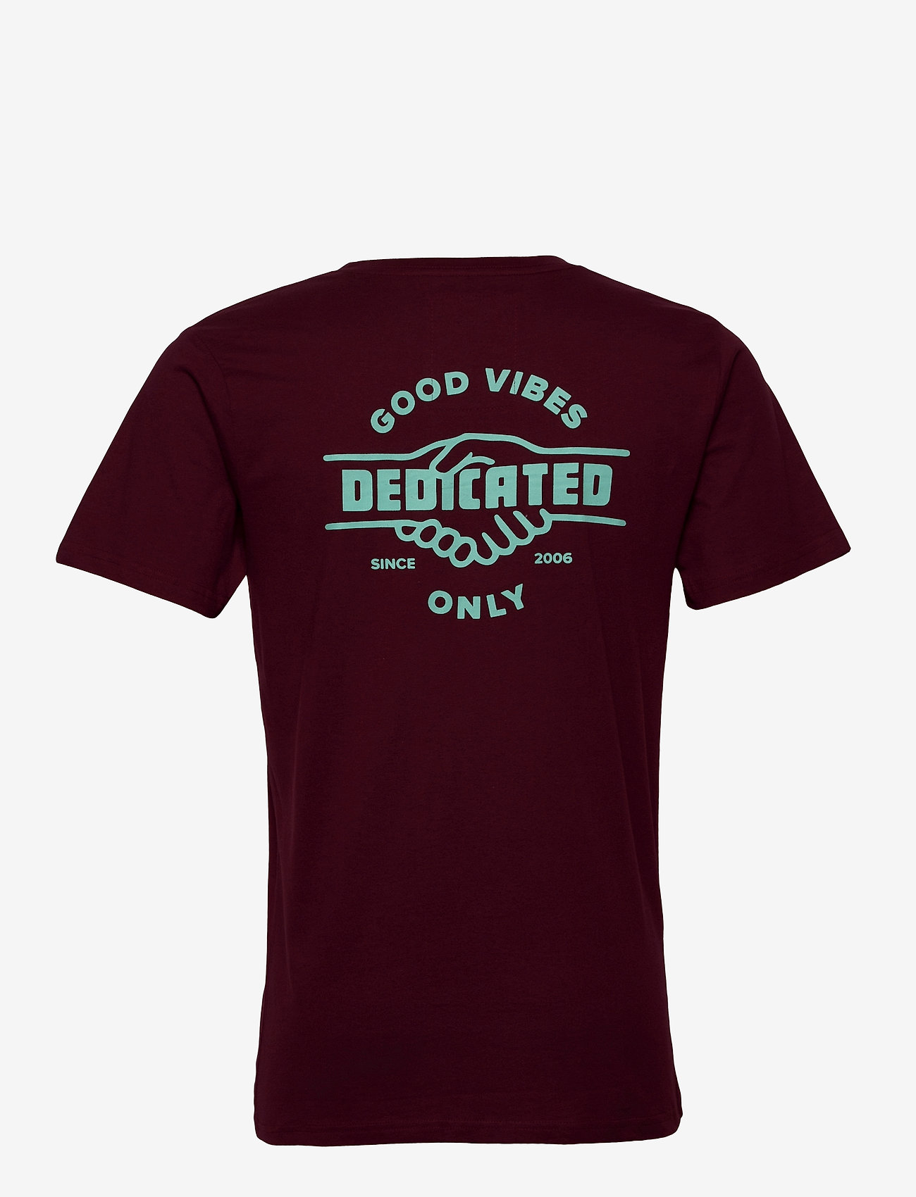 DEDICATED - T-shirt Stockholm Good Hands - burgundy - 1