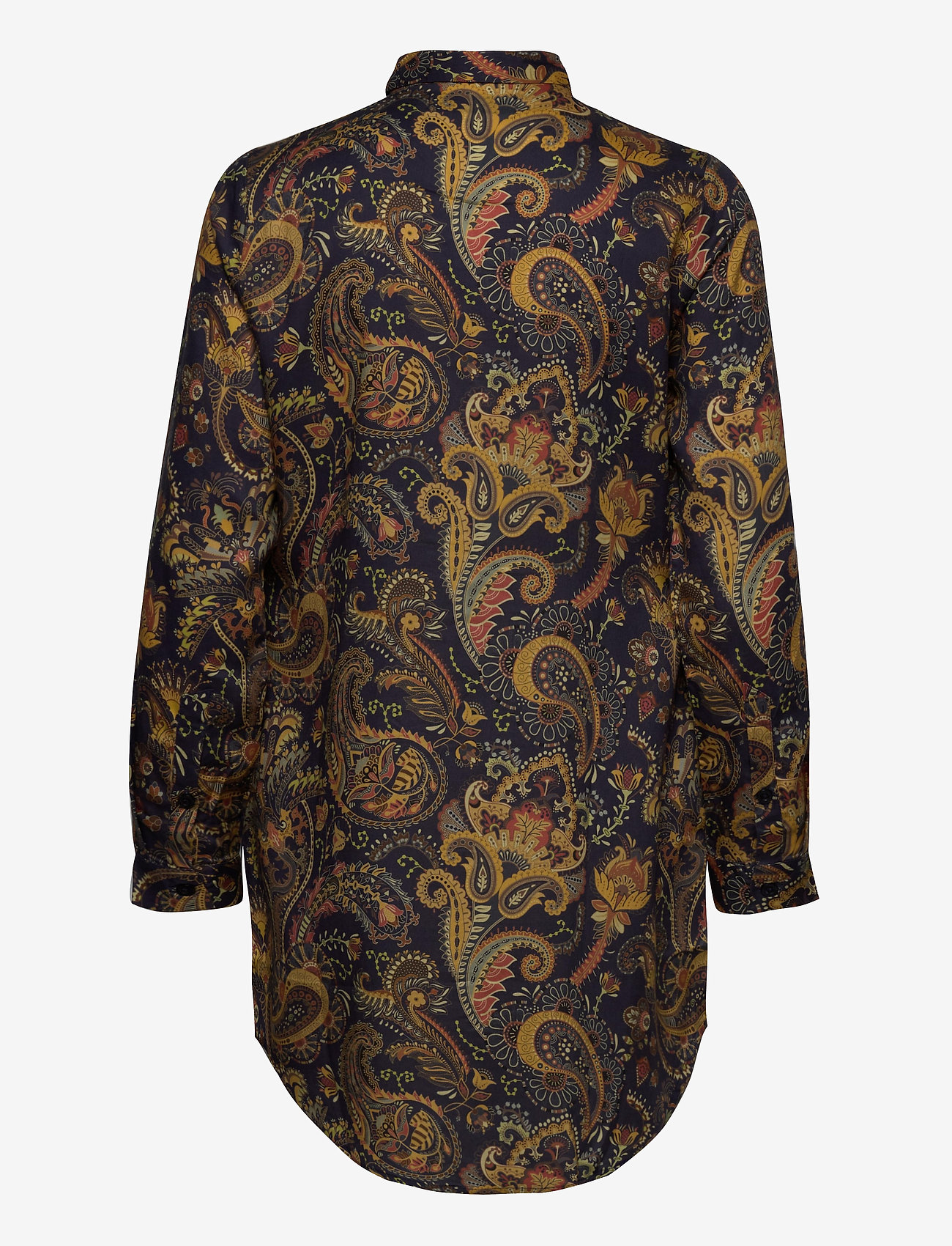 DEDICATED - Shirt Fredericia Bold Paisley - marškiniai ilgomis rankovėmis - navy - 1