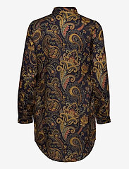 DEDICATED - Shirt Fredericia Bold Paisley - marškiniai ilgomis rankovėmis - navy - 1