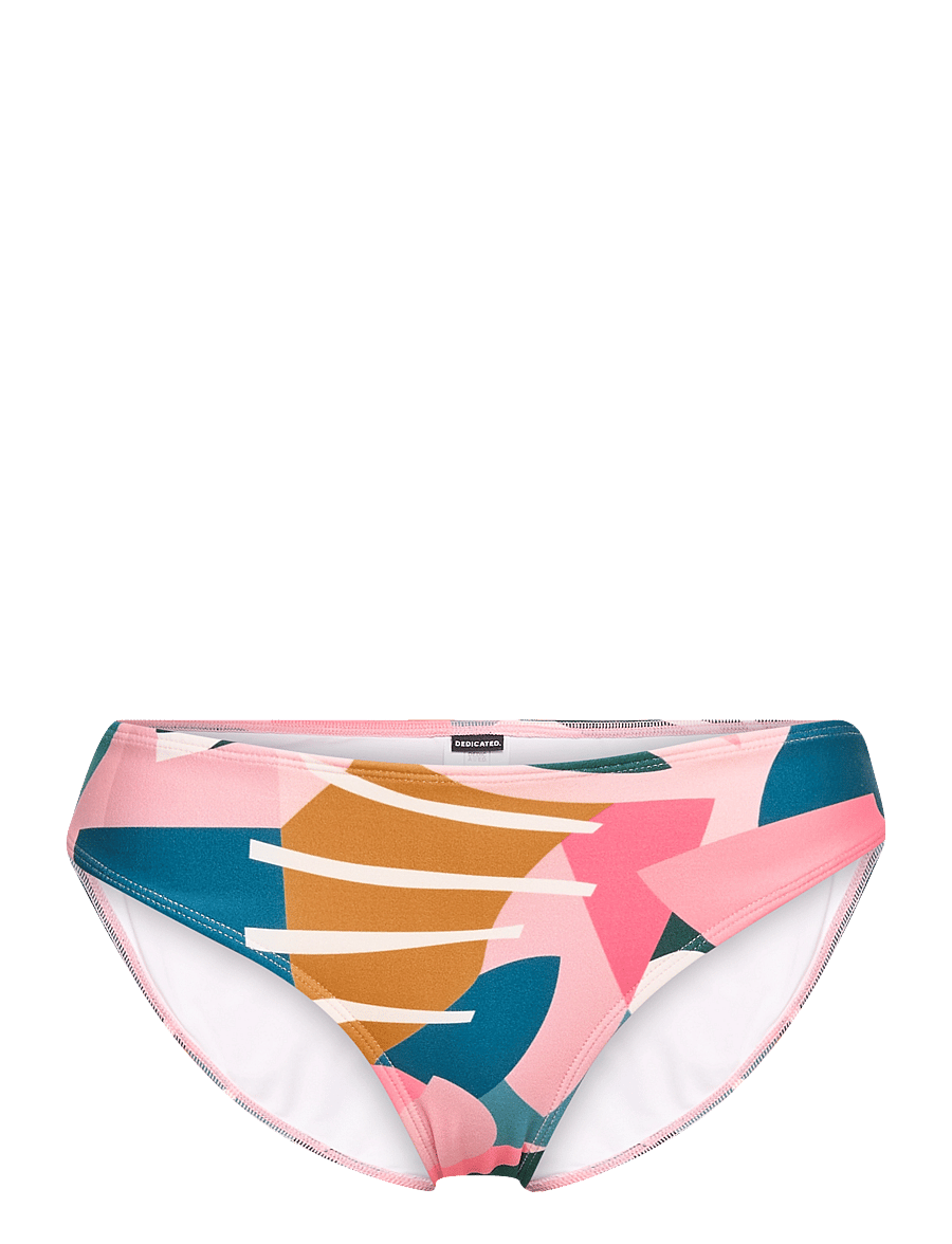 DEDICATED - Bikini Briefs Burgsvik Collage Leaves - bikinibriefs - pink - 0
