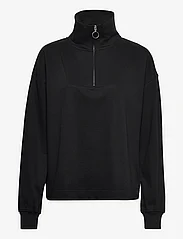 DEDICATED - Halfzip Sweatshirt Mariestad Black - black - 0