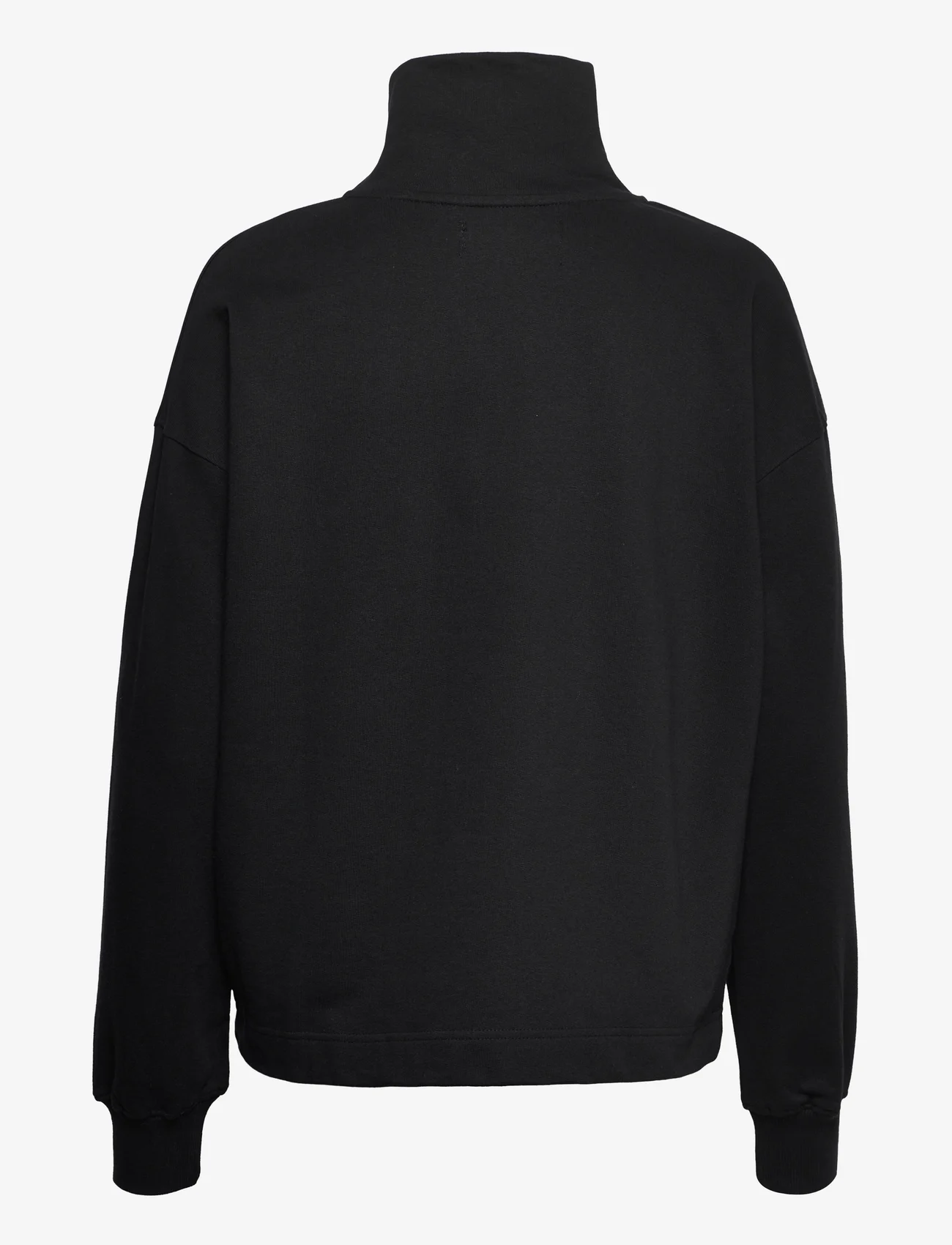 DEDICATED - Halfzip Sweatshirt Mariestad Black - black - 1