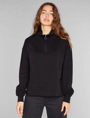 DEDICATED - Halfzip Sweatshirt Mariestad Black - black - 2