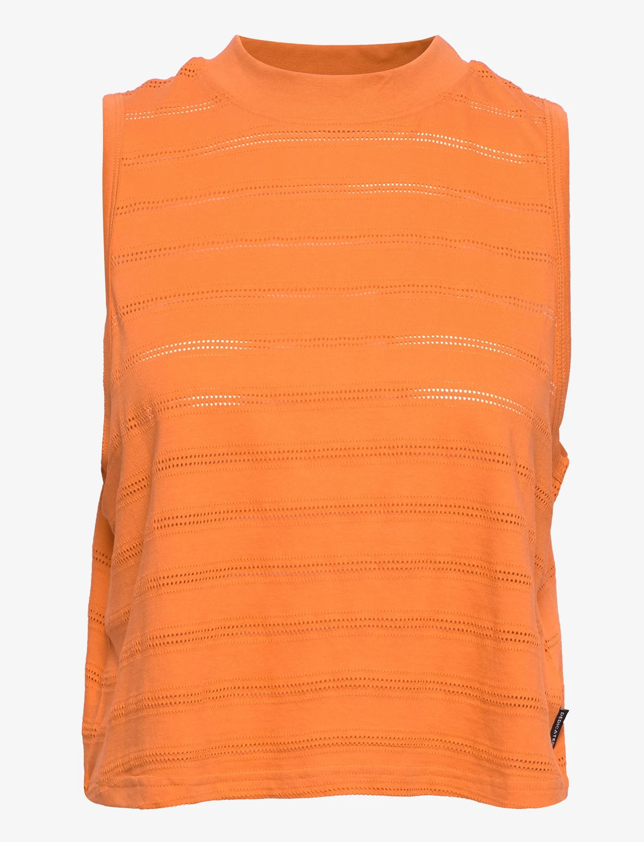 DEDICATED - Top Namsos Lace Orange - sleeveless tops - celosia orange - 0