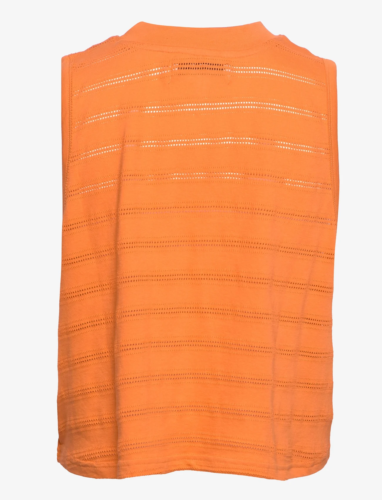 DEDICATED - Top Namsos Lace Orange - sleeveless tops - celosia orange - 1