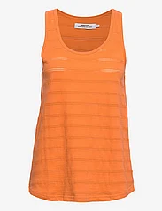 DEDICATED - Top Nora Lace Orange - sleeveless tops - celosia orange - 0