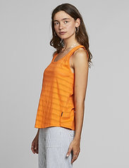 DEDICATED - Top Nora Lace Orange - sleeveless tops - celosia orange - 3