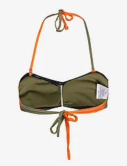 DEDICATED - Bikini Top Kovik Big Stripes Orange - bandeau-bikini-oberteile - orange - 1