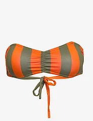 DEDICATED - Bikini Top Kovik Big Stripes Orange - bandeau-bikini-oberteile - orange - 2