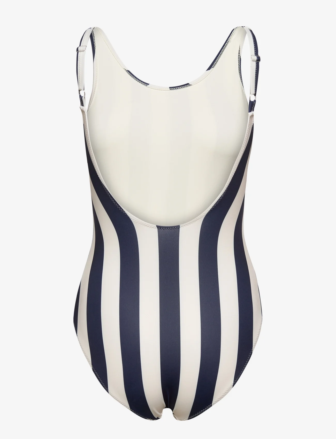 DEDICATED - Sport Swimsuit Rana Big Stripes Navy - badedragter - black iris - 1