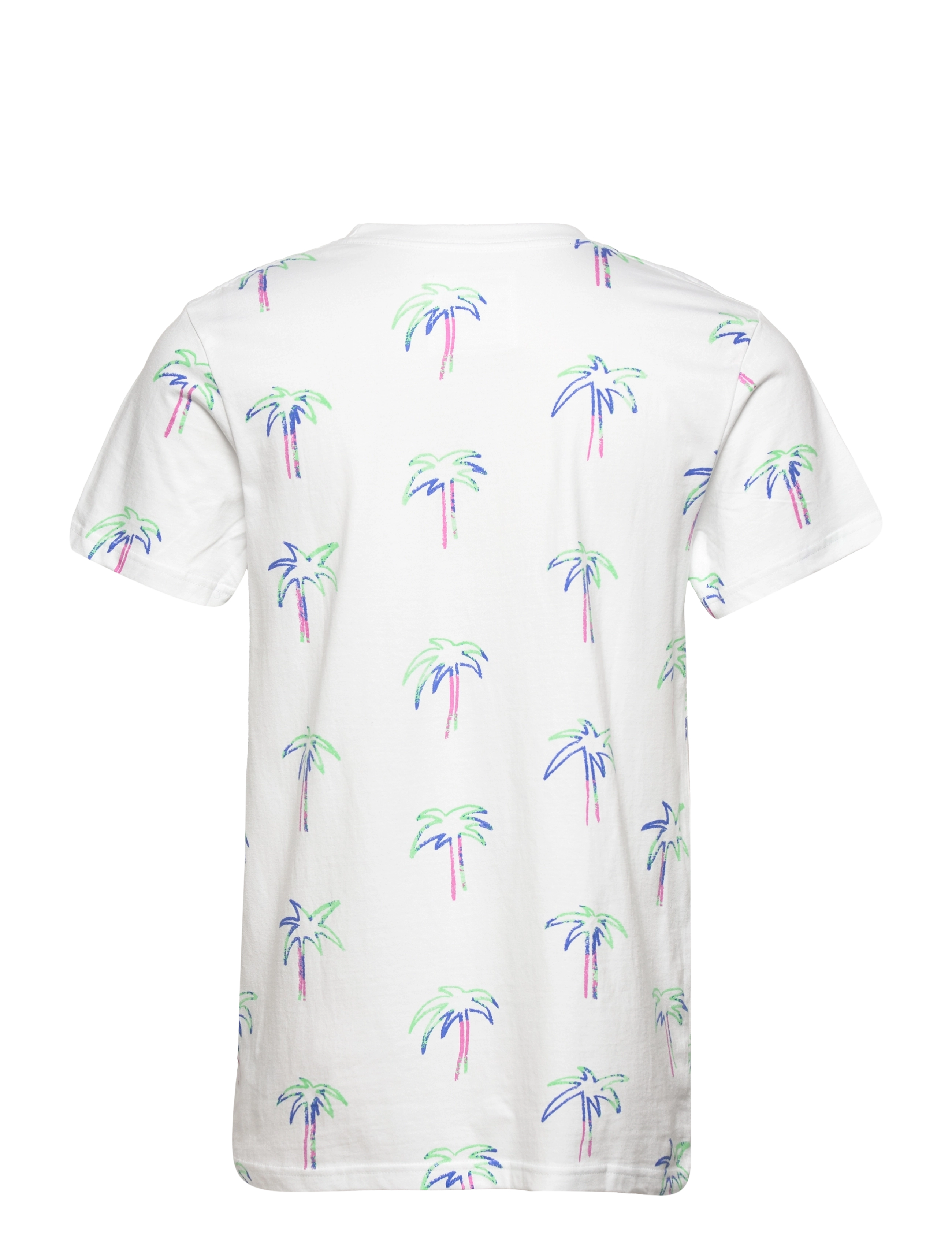 DEDICATED - T-shirt Stockholm Crayon Palms White - white - 1