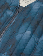DEDICATED - Quilted Vest Avesta Abstract Ink - jakker og frakker - blue - 7