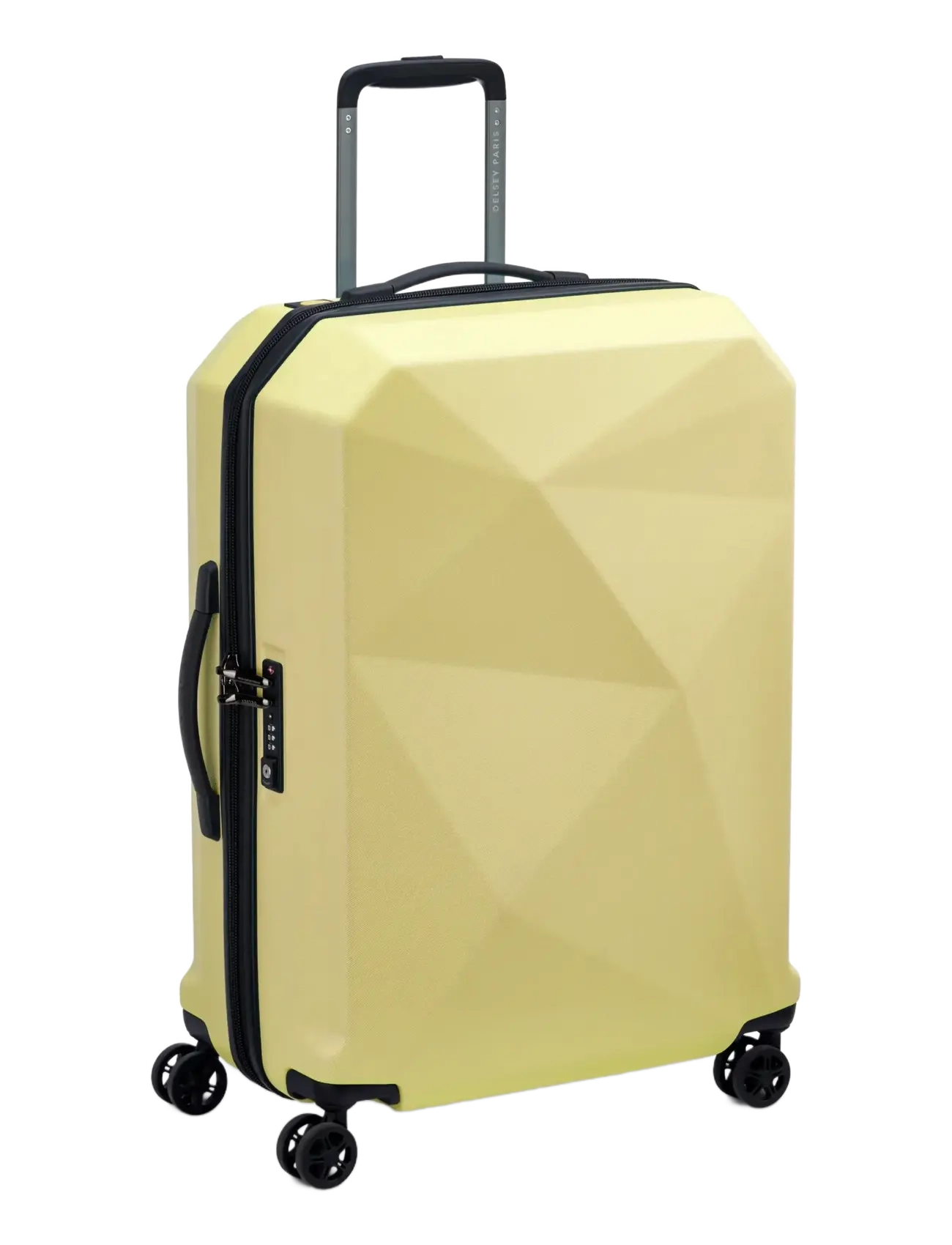 DELSEY PARIS Karat 2.0 66 cm 4Dw Trolley Case, One Size, Yellow, Suitcases > Pilot & Business Suitcases, Herre