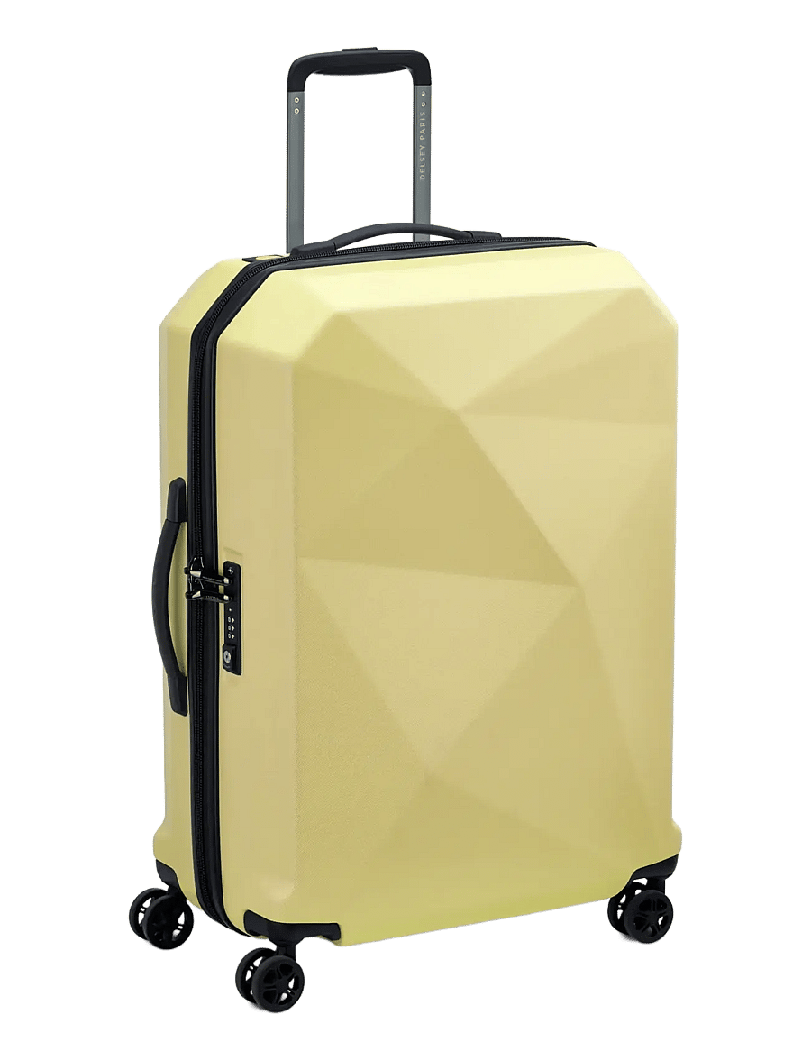 DELSEY PARIS - Karat 2.0 66 cm 4DW trolley case - shop efter anledning - pale yellow - 0