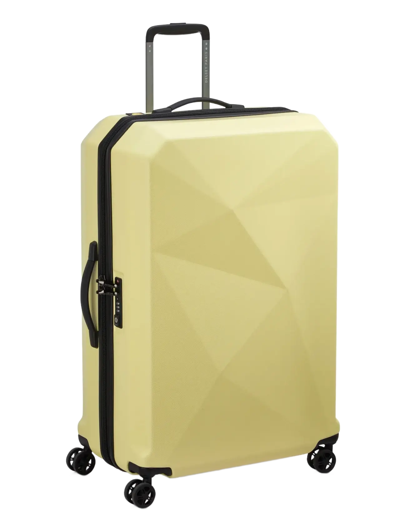 DELSEY PARIS Karat 2.0 76 cm 4DW trolley case - Tasker - PALE YELLOW / yellow