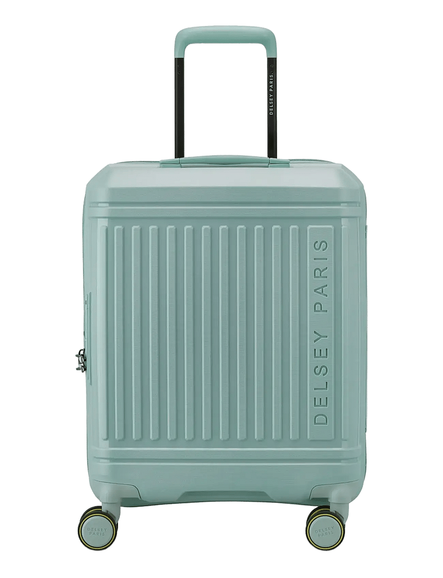 DELSEY PARIS - Lutece 55 cm slim exp carry-on - rokas bagāžas koferi - sage green - 1
