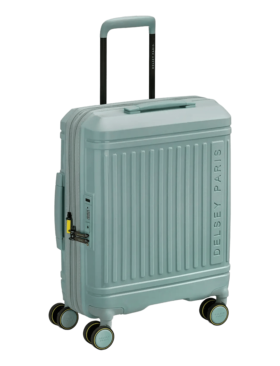 DELSEY PARIS - Lutece 55 cm slim exp carry-on - rokas bagāžas koferi - sage green - 2