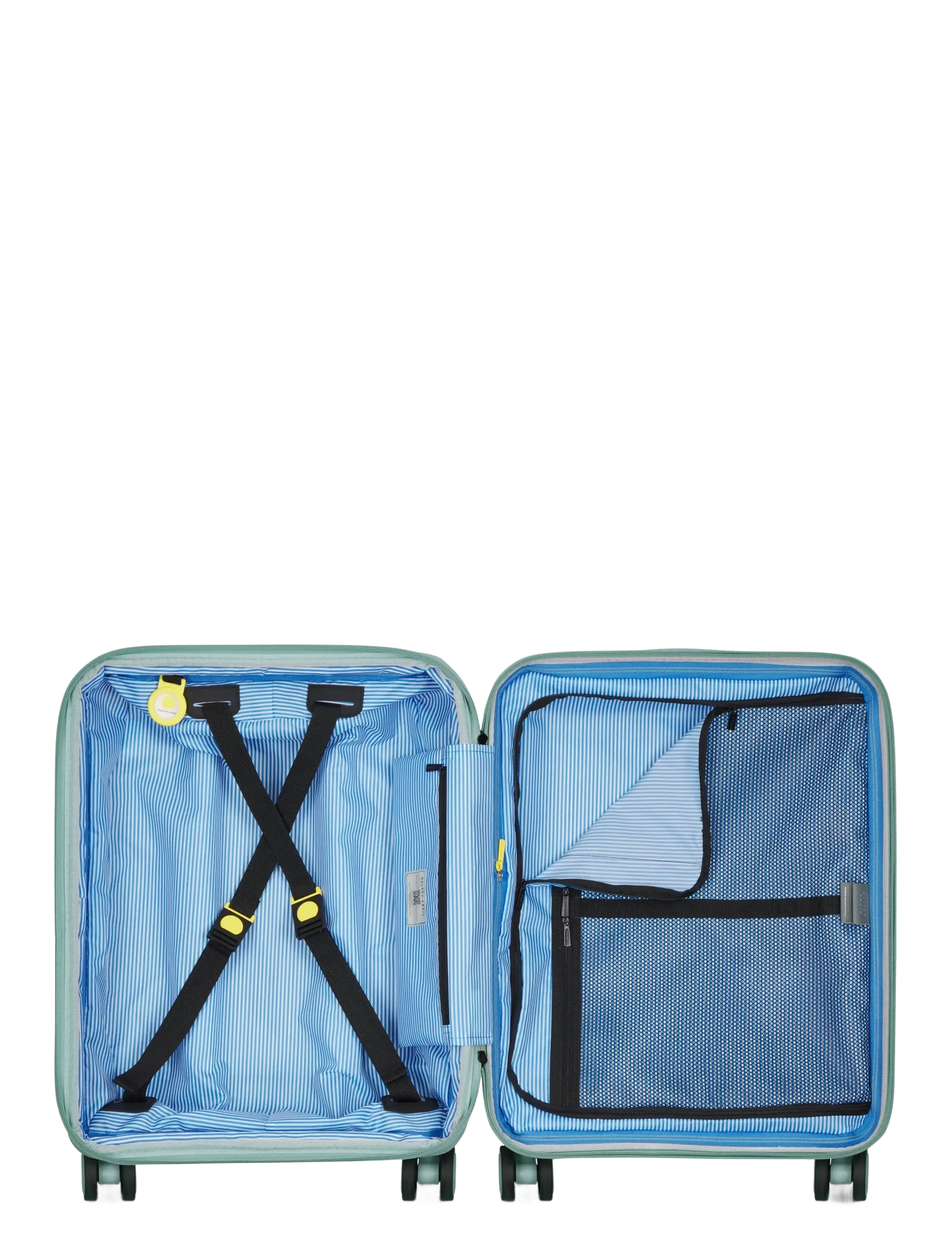 DELSEY PARIS - Lutece 55 cm slim exp carry-on - rokas bagāžas koferi - sage green - 3