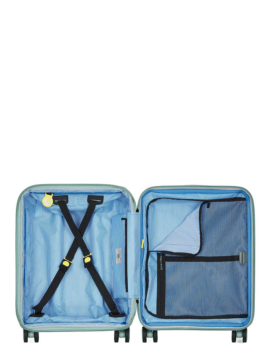 DELSEY PARIS - Lutece 55 cm slim exp carry-on - rokas bagāžas koferi - sage green - 3