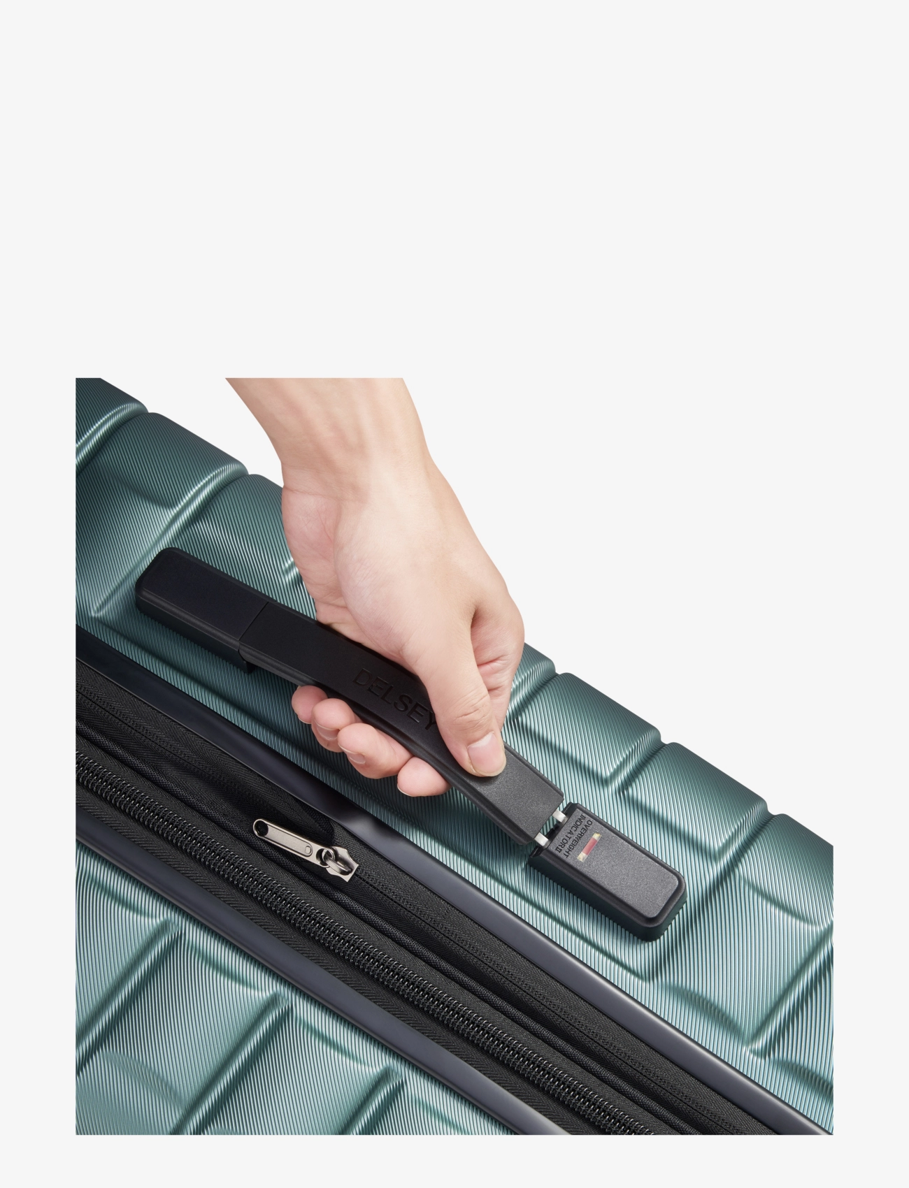 DELSEY PARIS - Shadow 5.0  66 cm trolley case - medium suitcases - green - 4