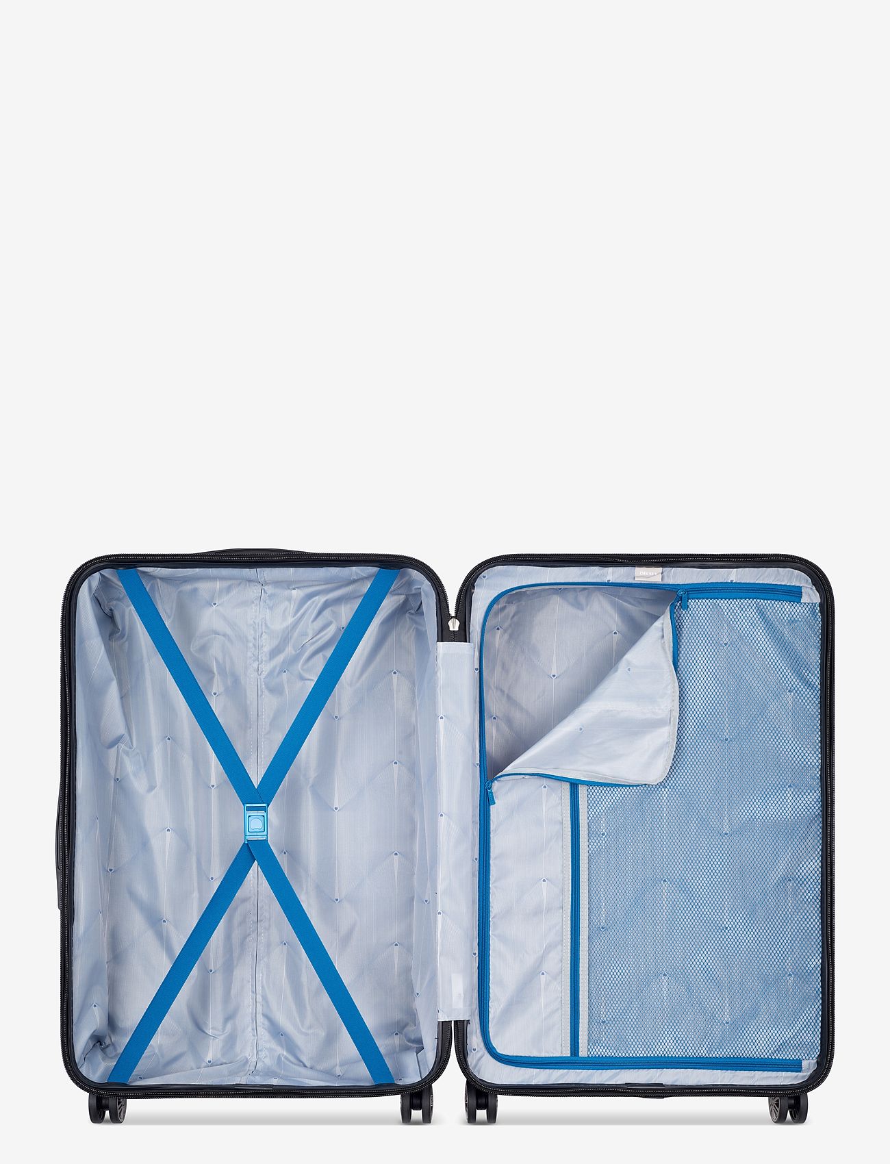 Valise Trolley Duffle Delsey Paris 77 Cm Bleue - Neuf - Fabriqué En France