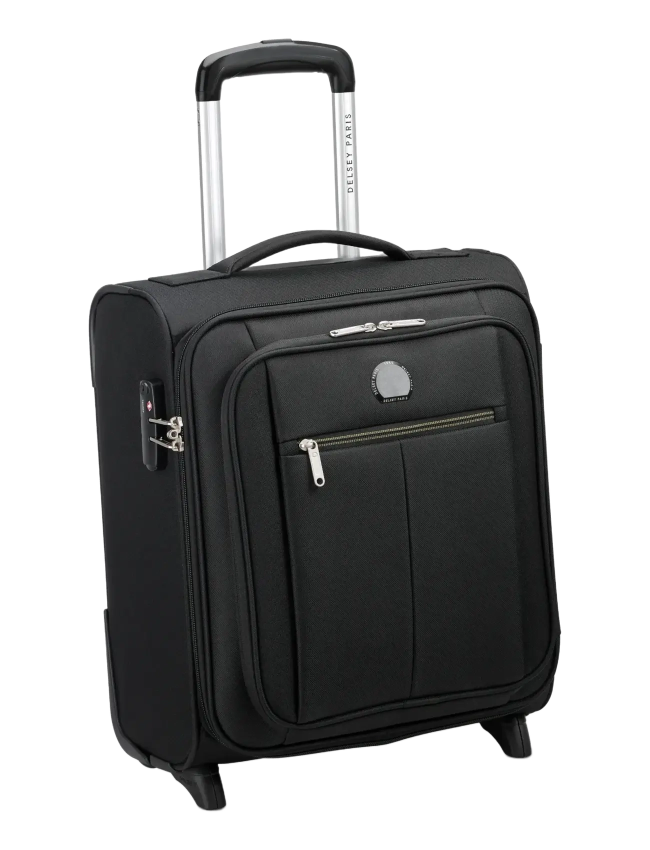 DELSEY PARIS Pin Up 6 45 2W Cabin Trolley, One Size, Black, Suitcases > Pilot & Business Suitcases, Herre