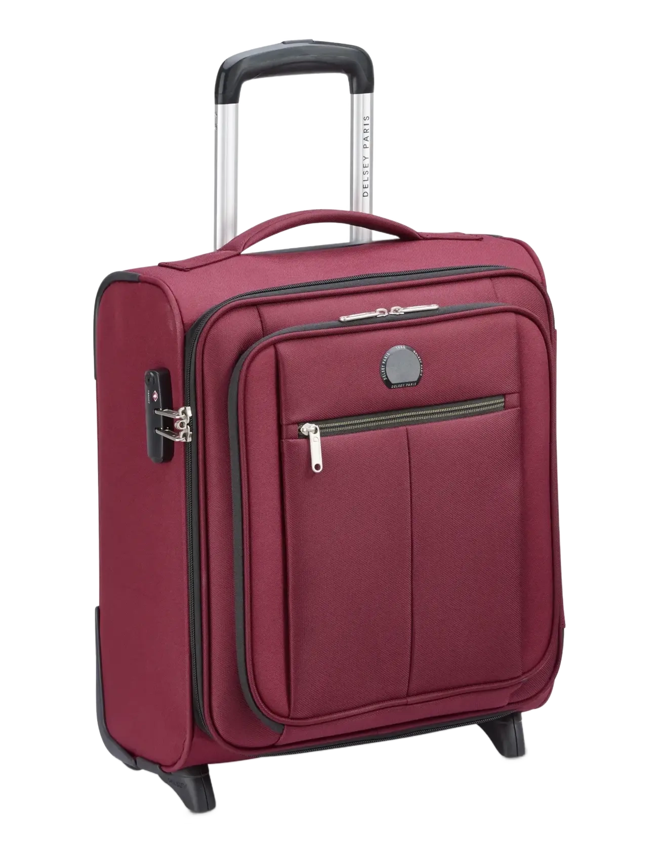 DELSEY PARIS Pin Up 6 45 2W Cabin Trolley, One Size, Burgundy, Suitcases > Pilot & Business Suitcases, Herre