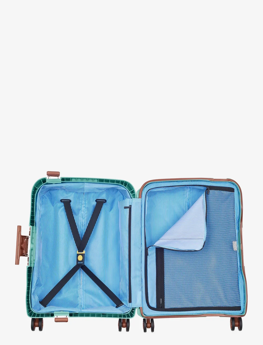 DELSEY PARIS - MONCEY 55 cm 4DW slim cabin case - walizki kabinowe - almond - 2