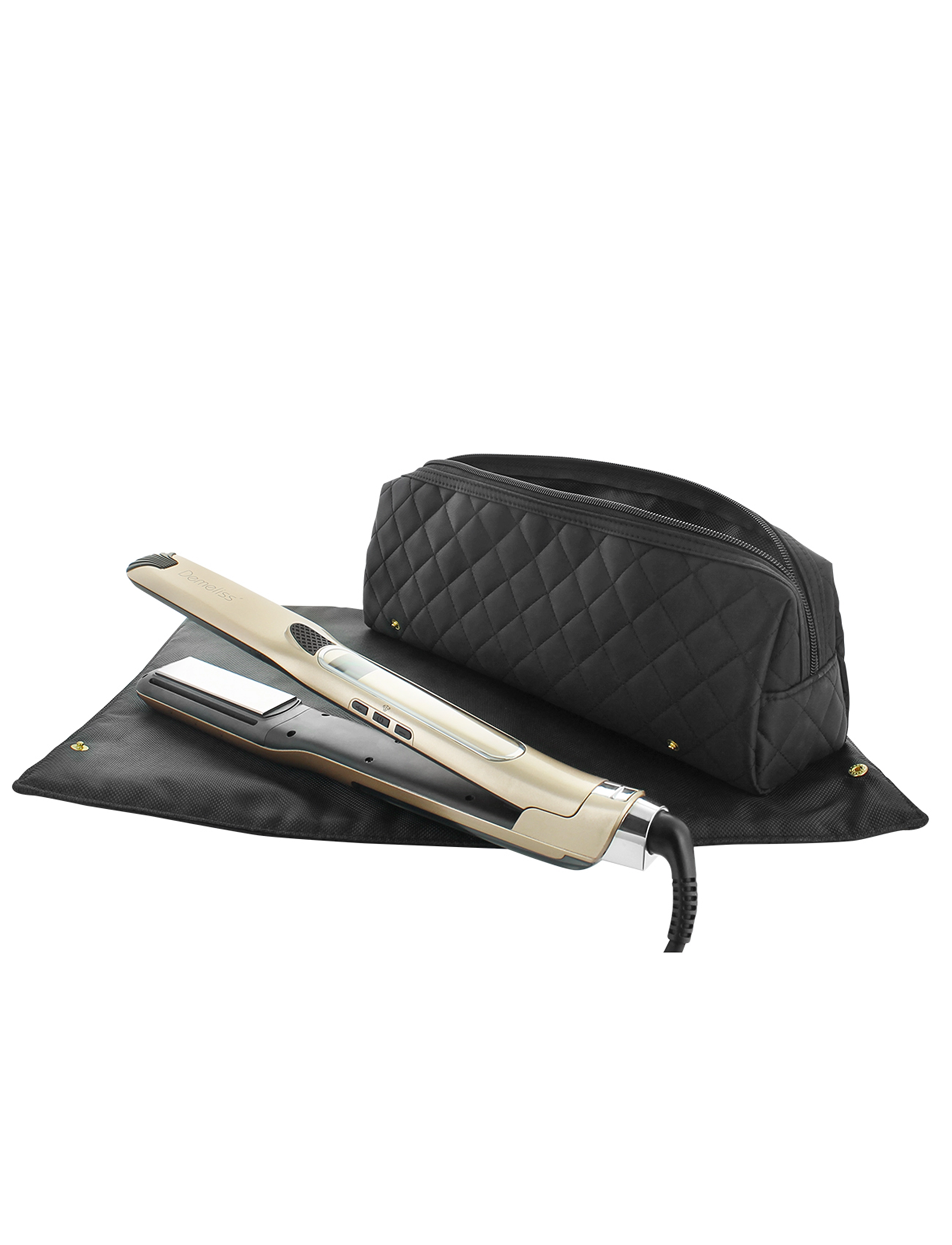 Demeliss Saint Algue Demeliss Saint Algue 2 In 1 Pouch & Heat Mat, One Size, Nude, Styling > Varmebeskyttelse, Dame