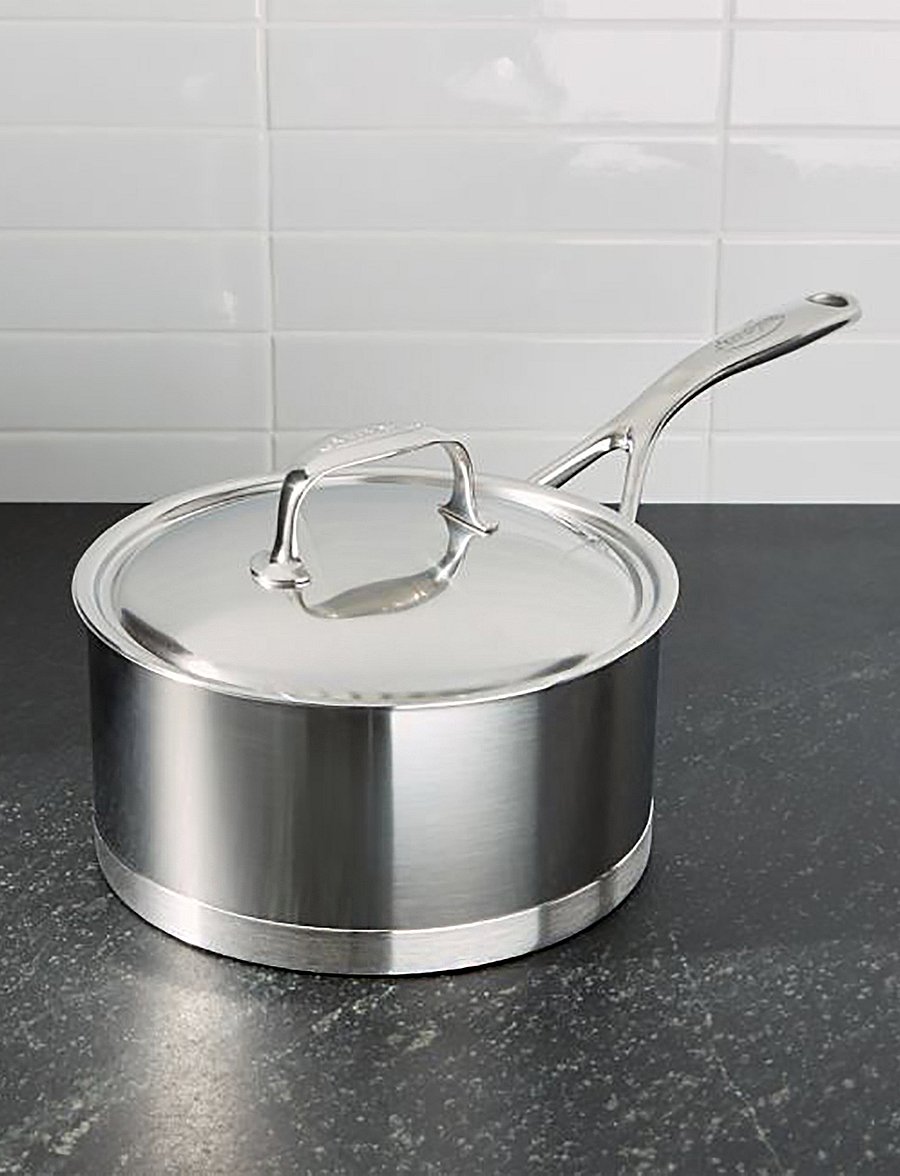 DEMEYERE - Atlantis Sauce pan with lid - stieltöpfe - silver - 0