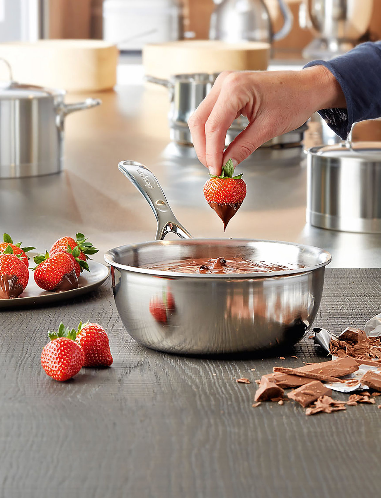 DEMEYERE Atlantis Sauteuse Uden Låg, 3.3 l, Pots & Pans, Silber - Tractor Boilers Sauteuse, Homeware
