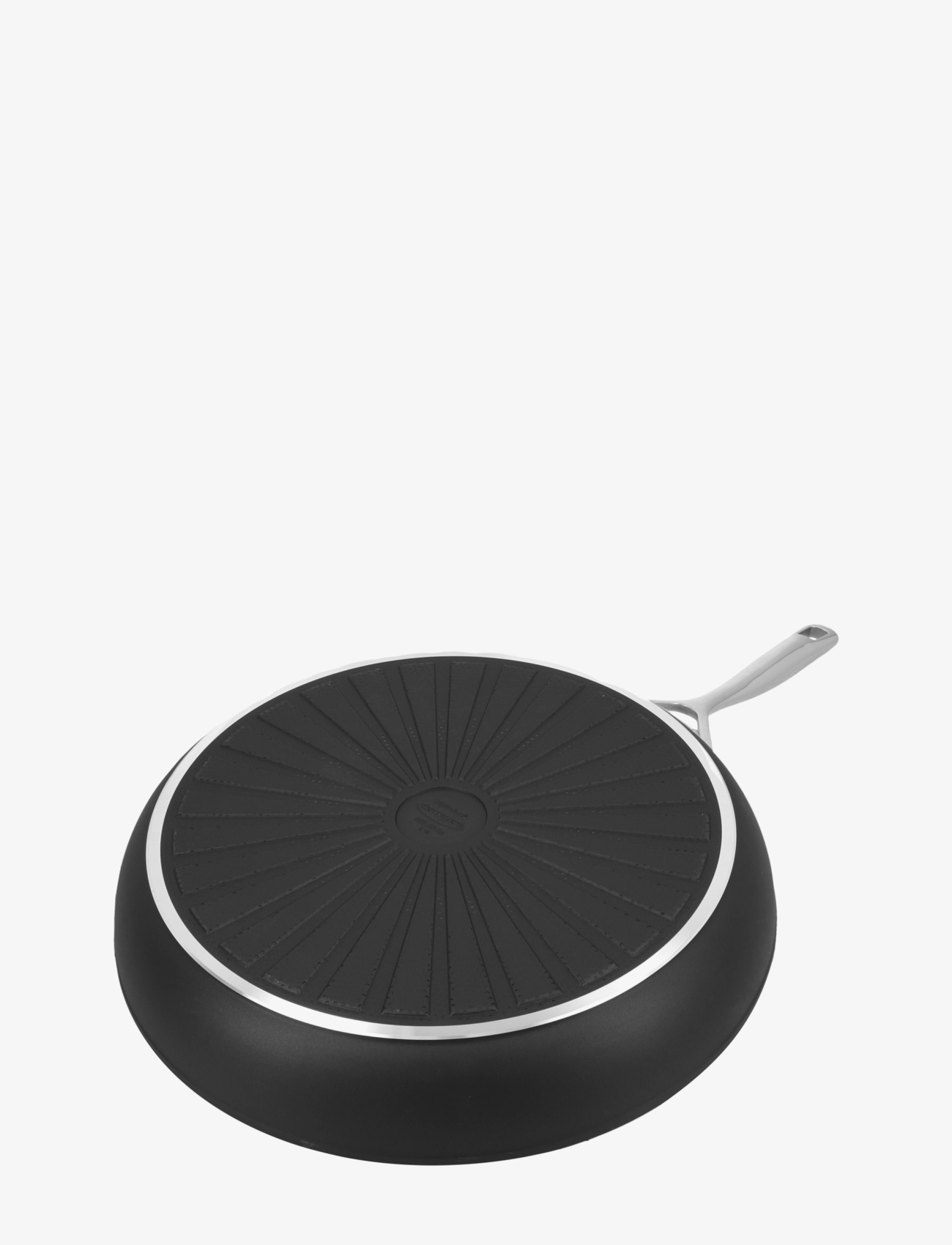 DEMEYERE - Alu Pro 5, Stegepande 32 cm Sølv-Sort Rund Alu - black - 2