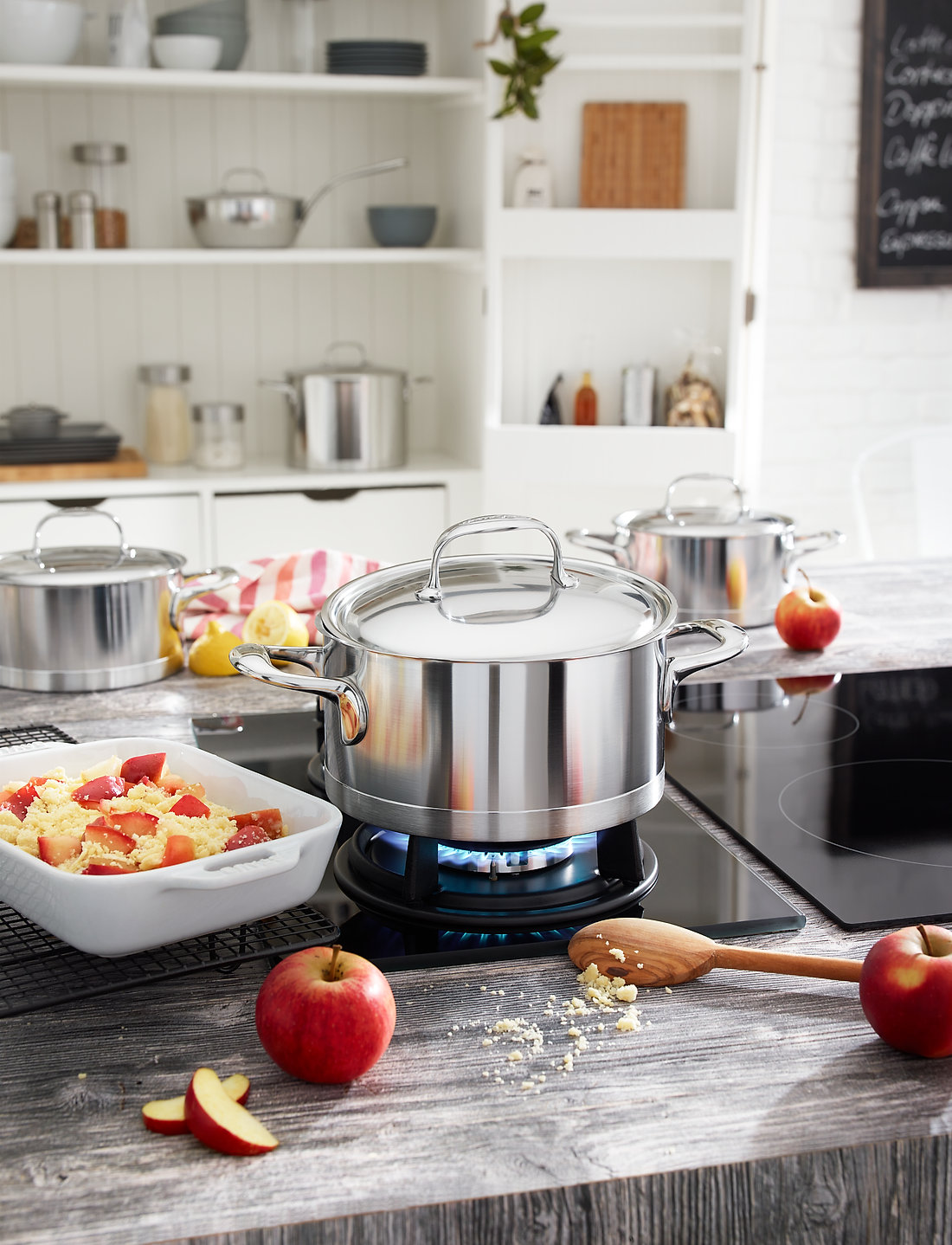 DEMEYERE - Atlantis Stew pot with lid - casserole dishes - silver - 1