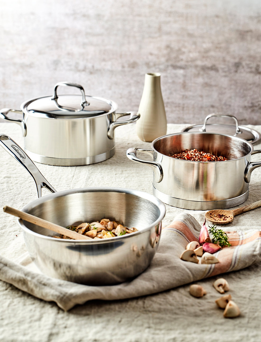 DEMEYERE - Atlantis Stew pot with lid - casserole dishes - silver - 2