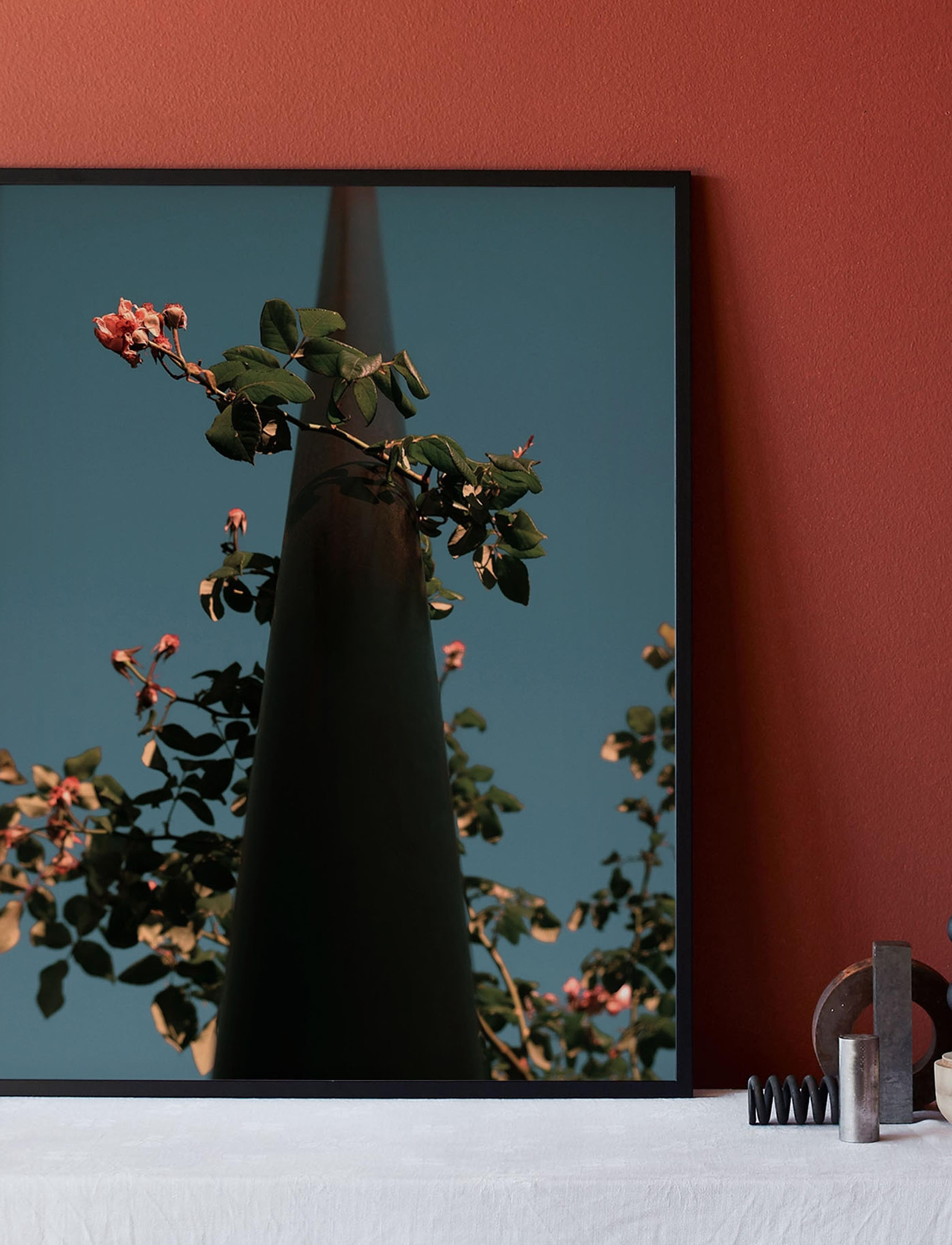 Democratic Gallery - Poster Flowers - laveste priser - blue - 1