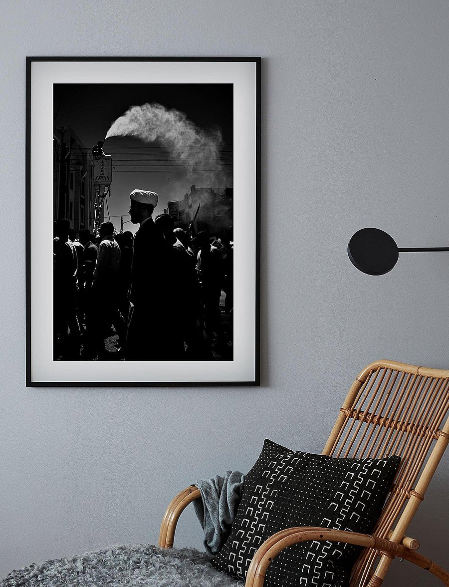 Democratic Gallery - Poster Monochrome Middle Eastern Market - ljósmyndir - black - 1
