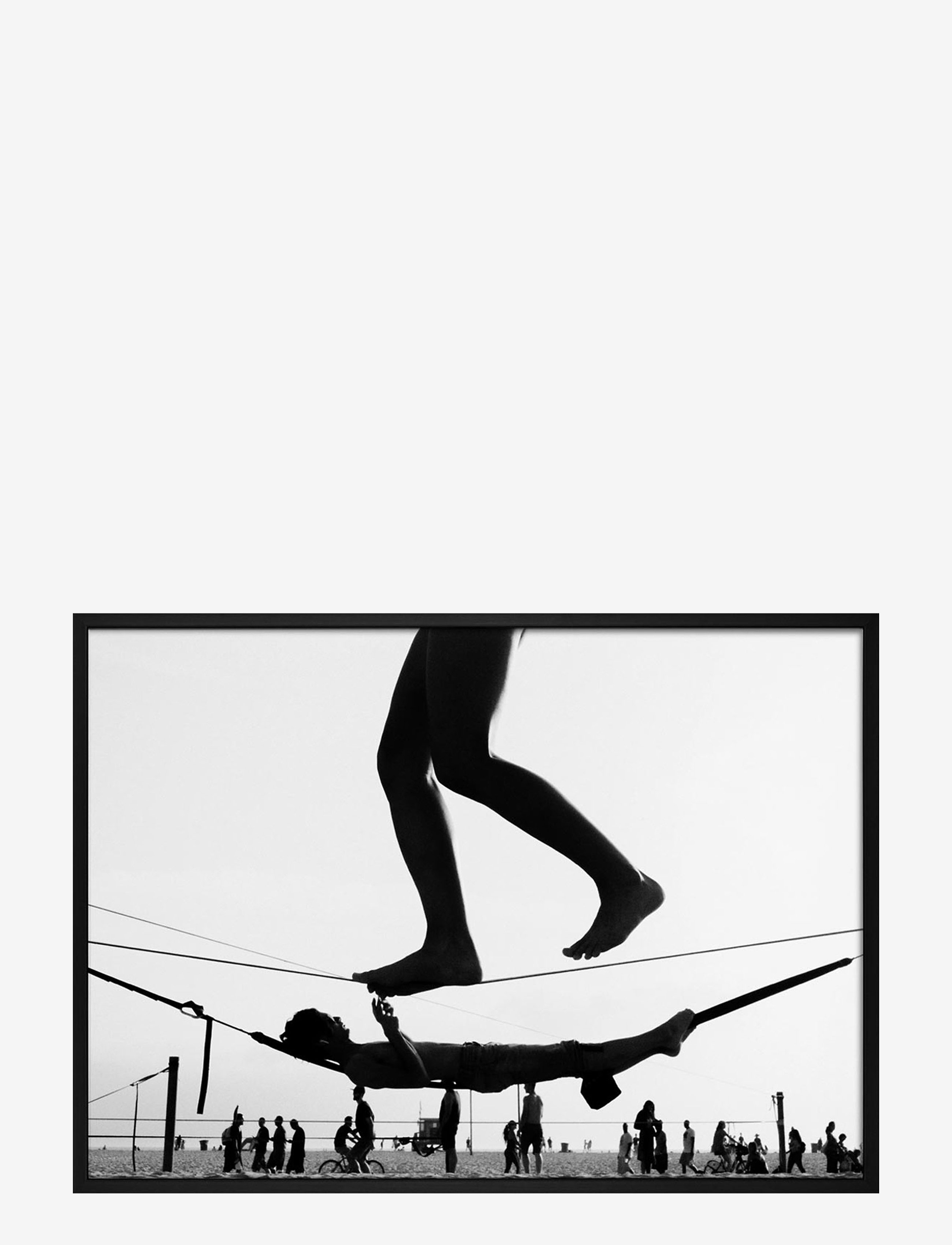 Democratic Gallery Poster Monochrome Balancing Act, 35X50, Posters, Schwarz - Black & White, Homeware