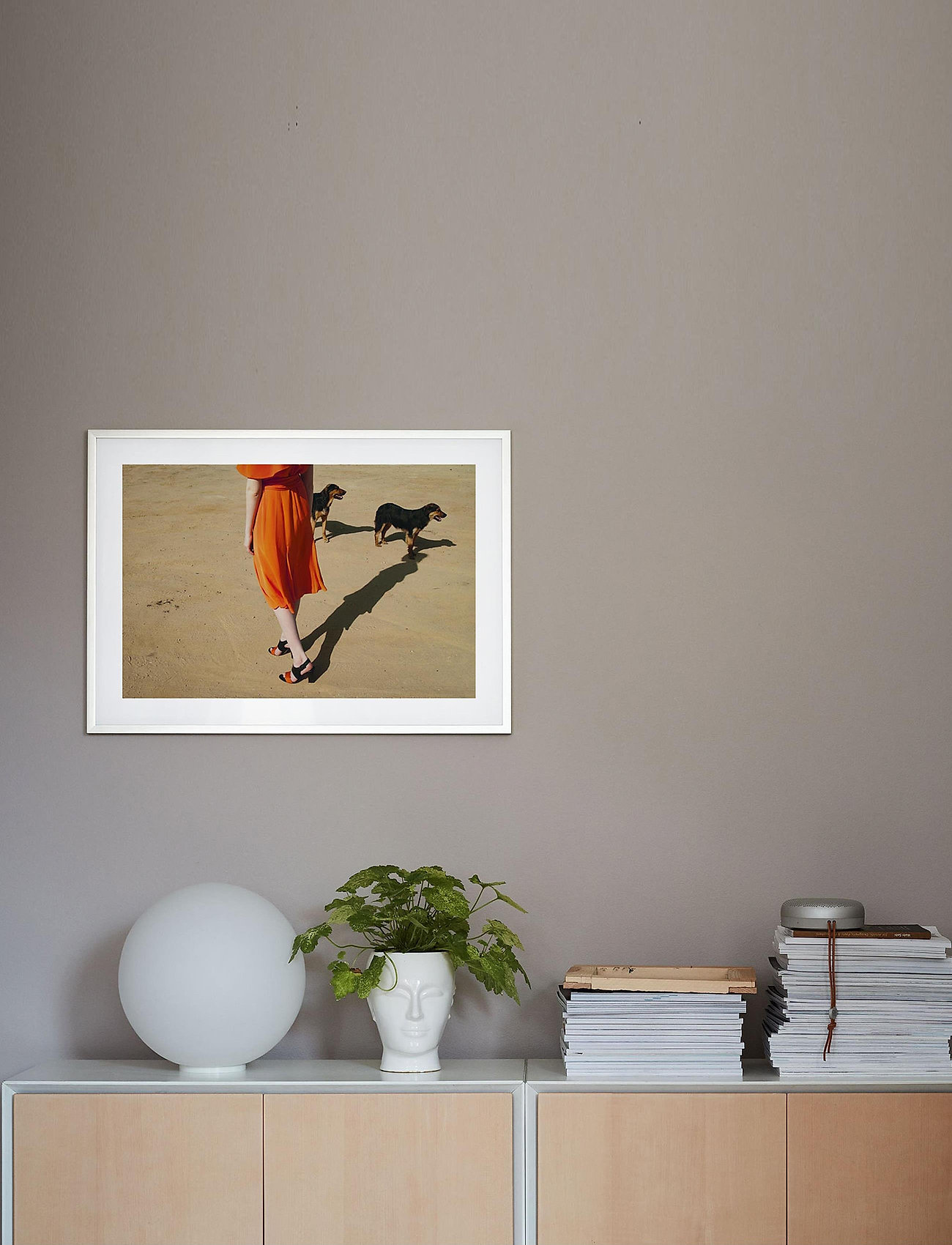 Democratic Gallery - Poster Walking Dogs - mažiausios kainos - orange - 1