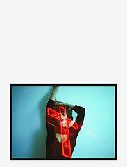 Democratic Gallery - Poster Jesus Saves - valokuvat - red - 0