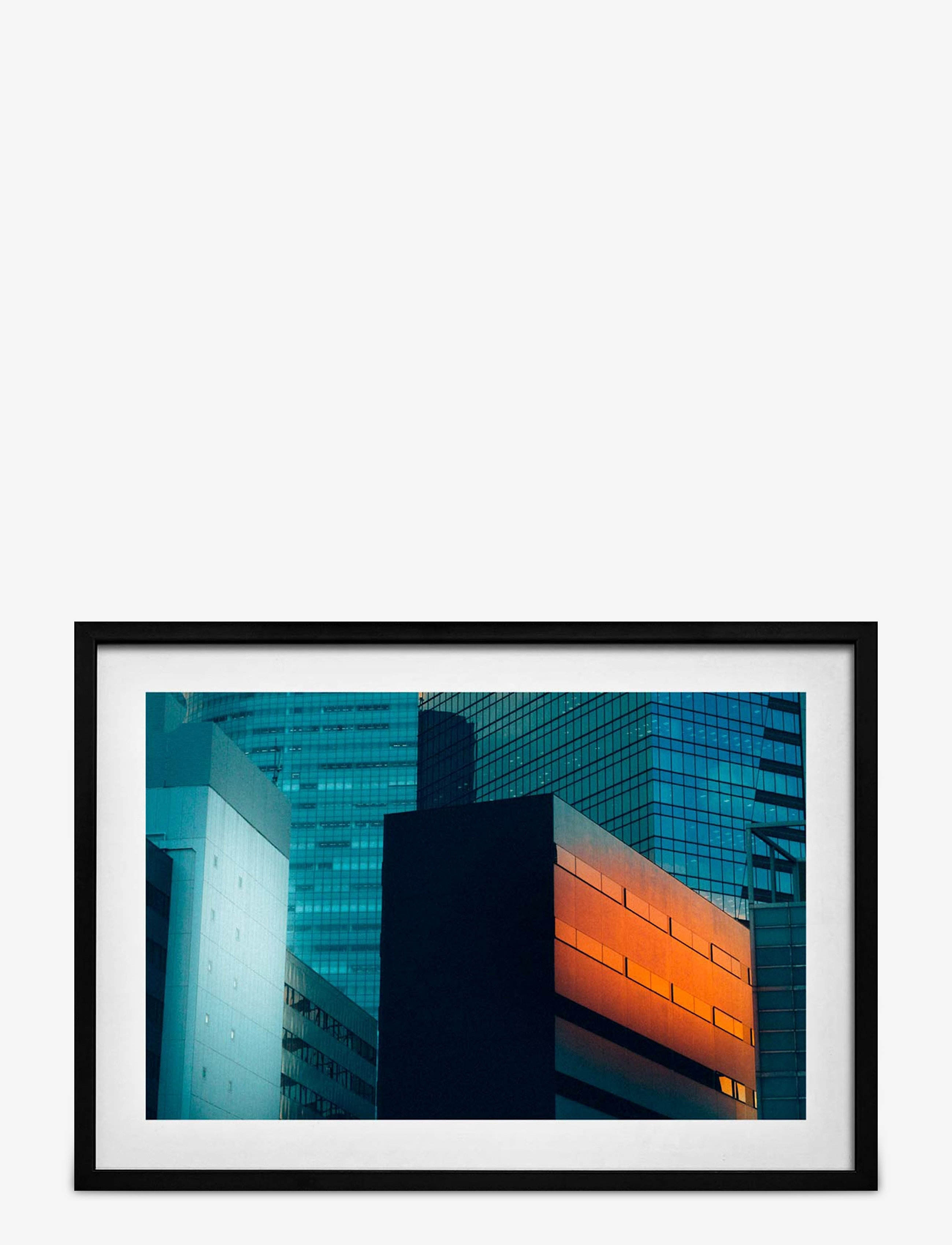 Democratic Gallery Poster Skyscrapers, 21X30, Posters, Orange - Photographs, Homeware